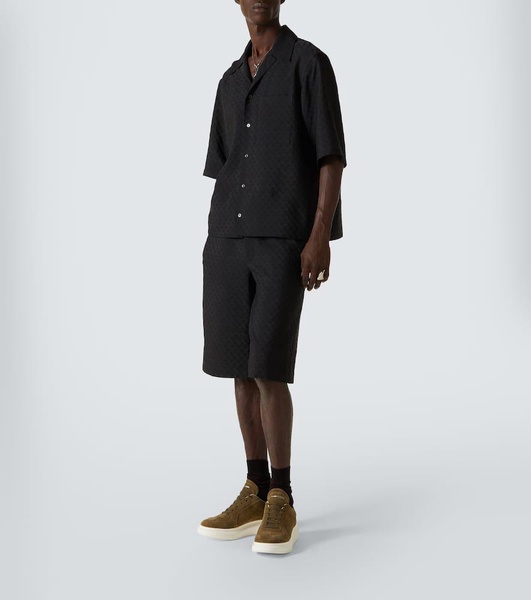 Oversized suede sneakers