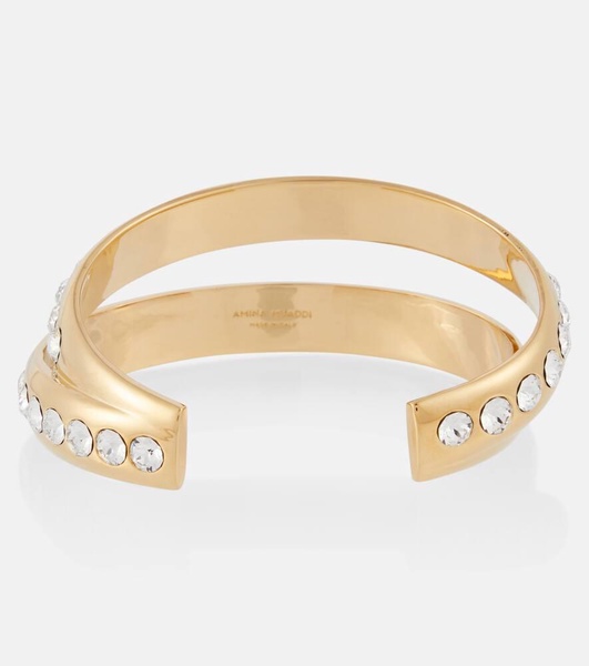 Jahleel crystal-embellished bangle