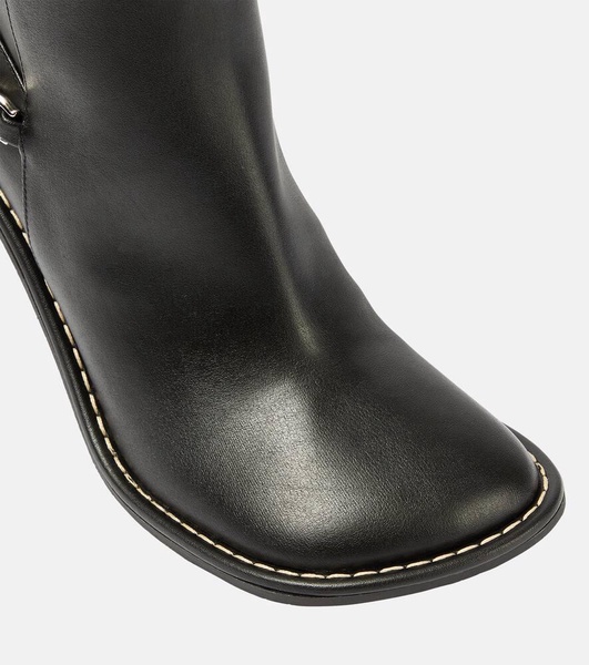 Ryder faux leather over-the-knee boots