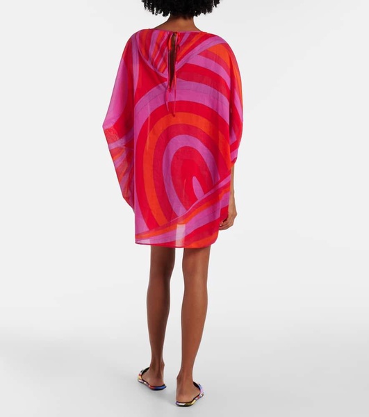 Iride cotton muslin kaftan