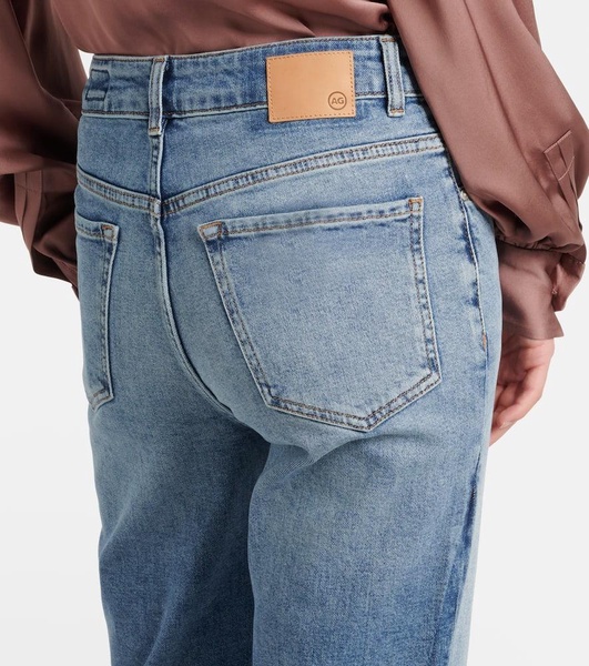 La Croisette high-rise flared jeans
