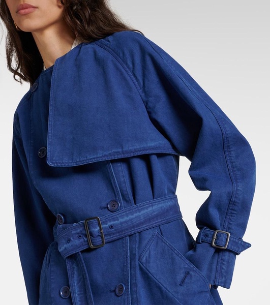 Calao cotton canvas trench coat