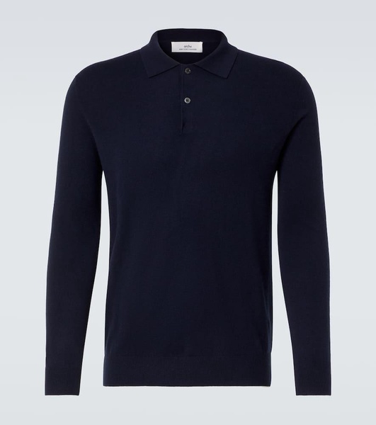 Swansea cashmere polo sweater