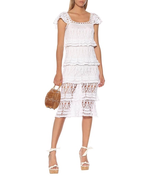 Cotillion crochet maxi dress