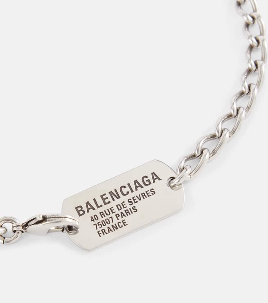Logo tag necklace