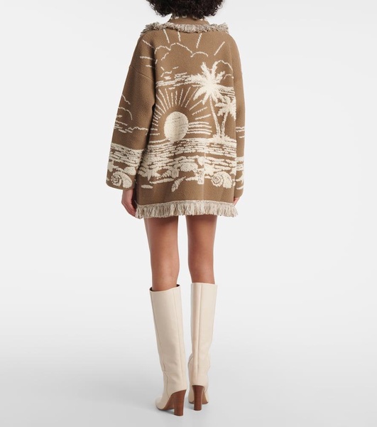 Beyond The Horizons silk-blend cardigan