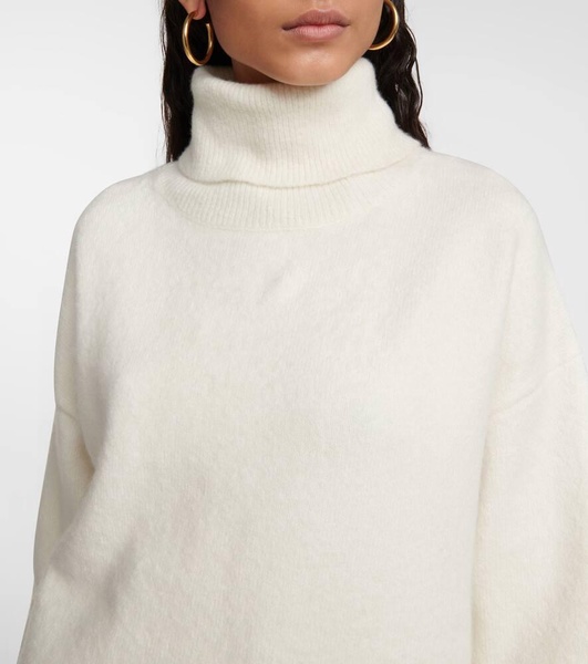 Cashmere-blend turtleneck sweater