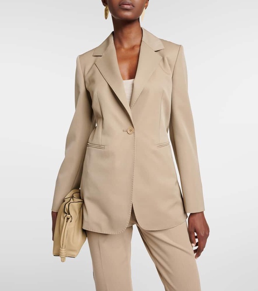 Sandalo wool and mohair blazer