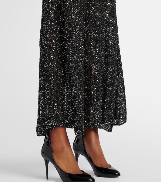 Sequined midi dress