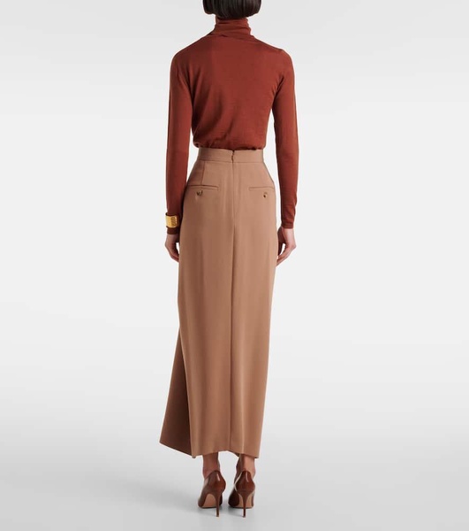 Ridente pleated maxi skirt