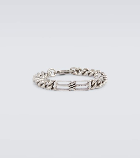 Bb Icon Gourmette Bracelet in Antique Silver