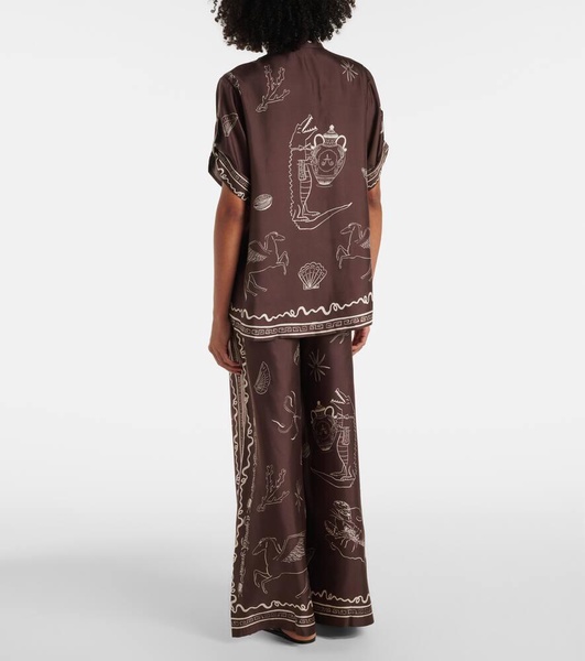 Sammy printed silk shirt