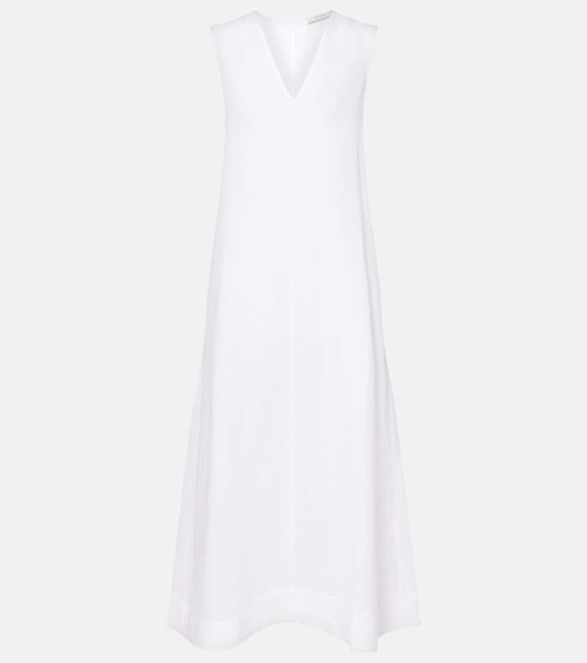 Nisha linen midi dress