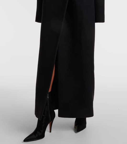 Wool and cashmere coat