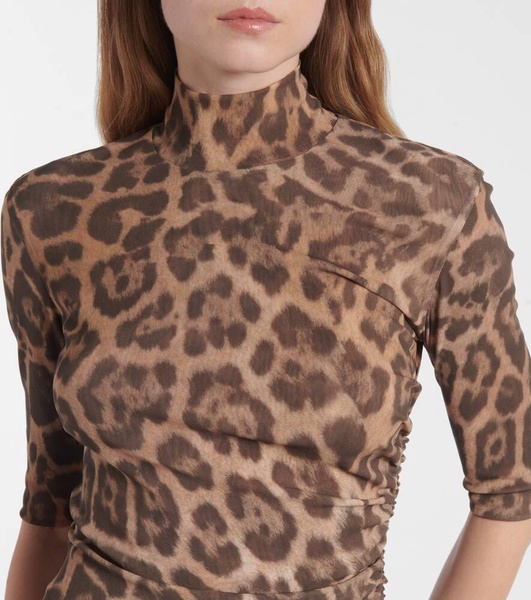 Leopard-print top