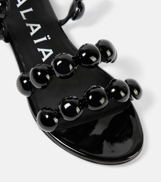 Sphere leather sandals
