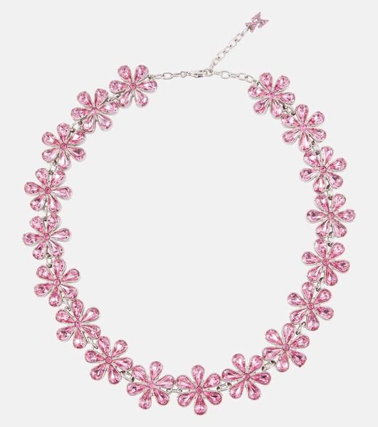 Crystal-embellished choker