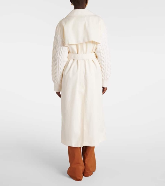 Cicladi wool trench coat
