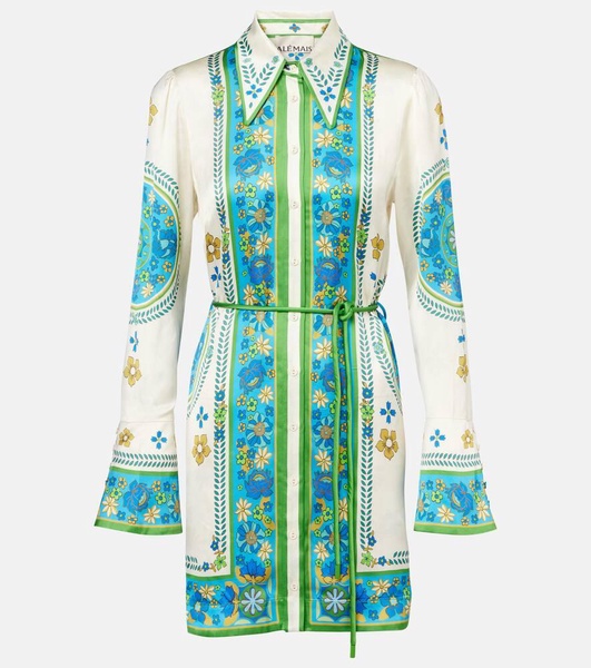 Vivianna printed shirt dress
