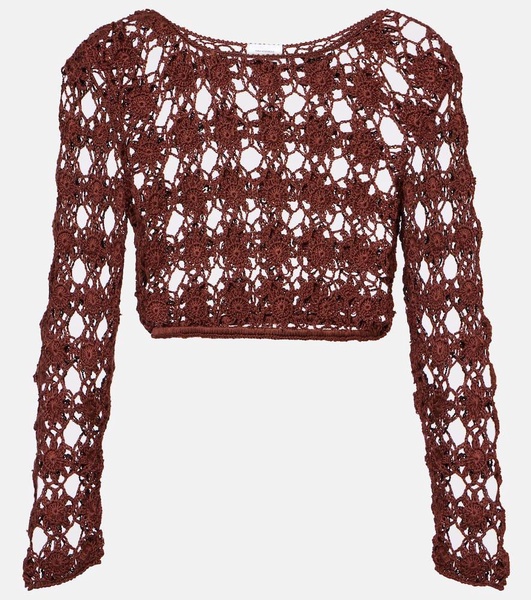 Bella crochet cotton crop top