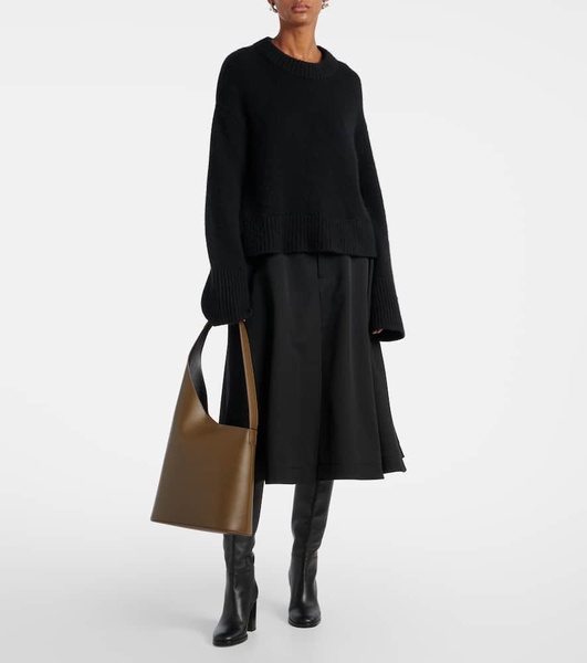Lune Large leather tote bag