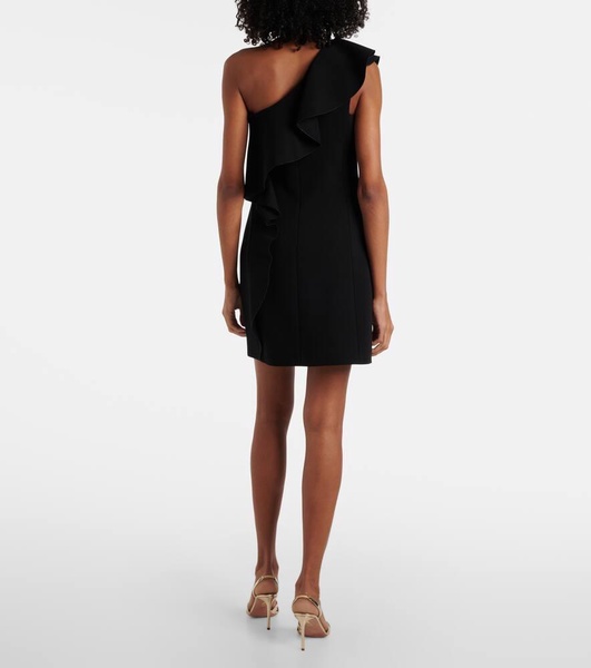Giacomo ruffled sablé minidress