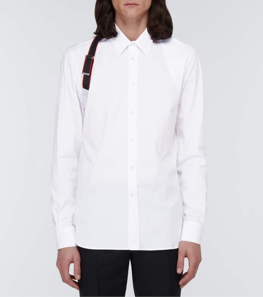 Signature Harness cotton-blend shirt