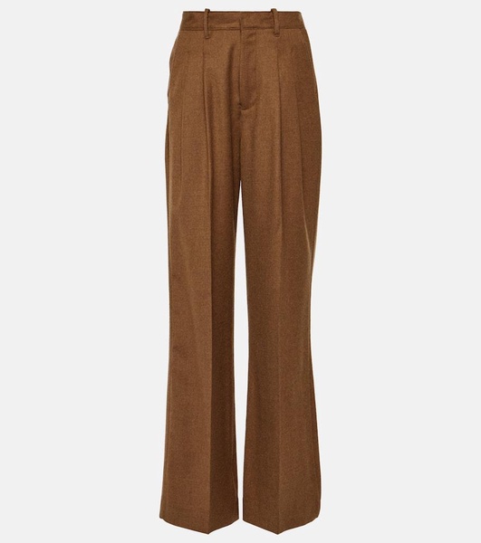 x EmRata Joan wool wide-leg pants