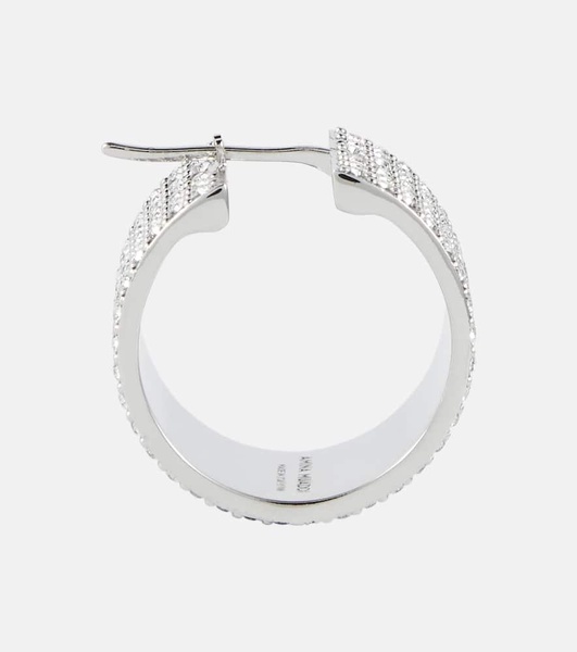 Rih Small embellished hoop earrings