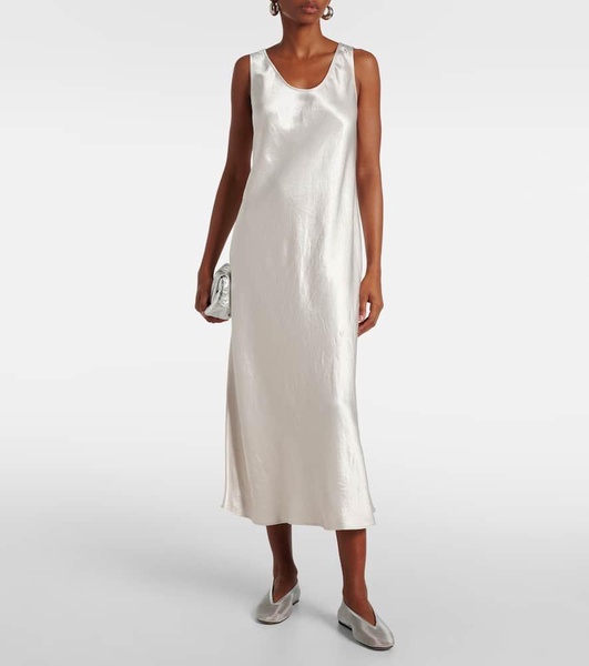 Talete satin midi dress