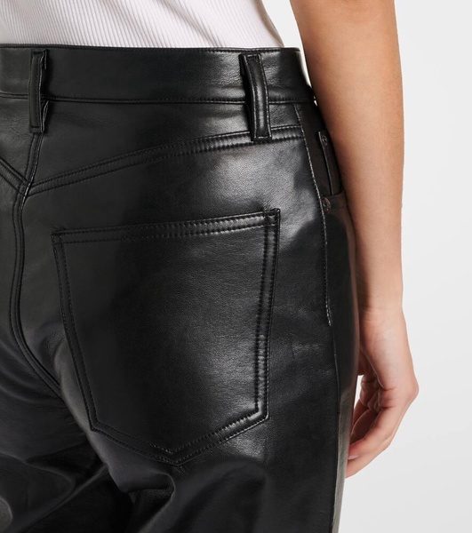 90's Pinch Waist high-rise straight pants