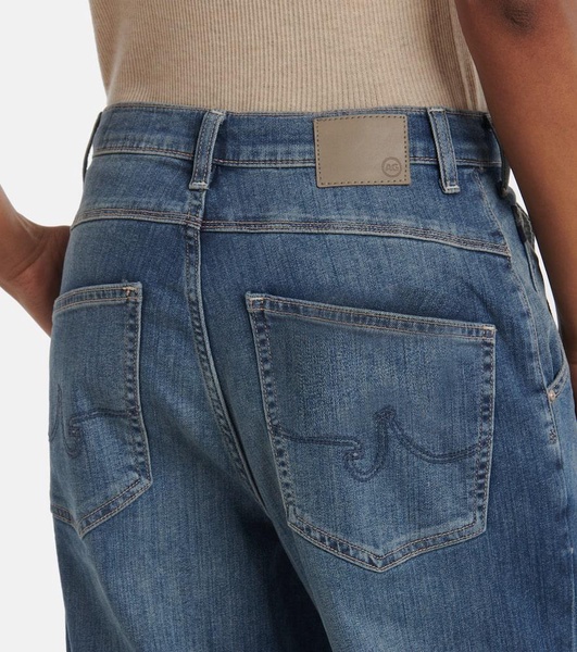 Amsterdam mid-rise barrel-leg jeans