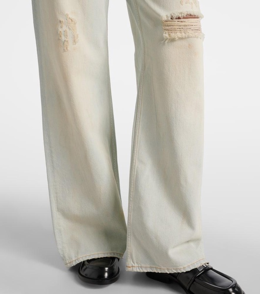 Shorebreak cut-out straight jeans