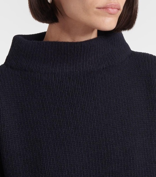 Gene embellished virgin wool hoodie