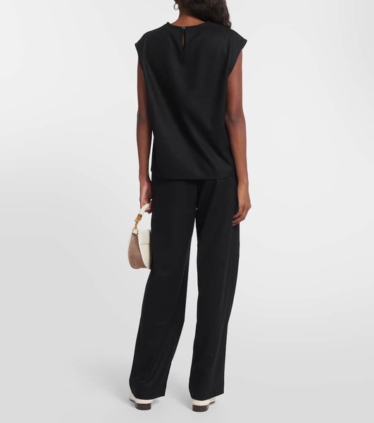 Dasha wool and cashmere top