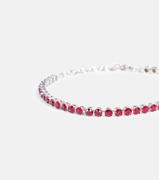 Embellished tennis anklet