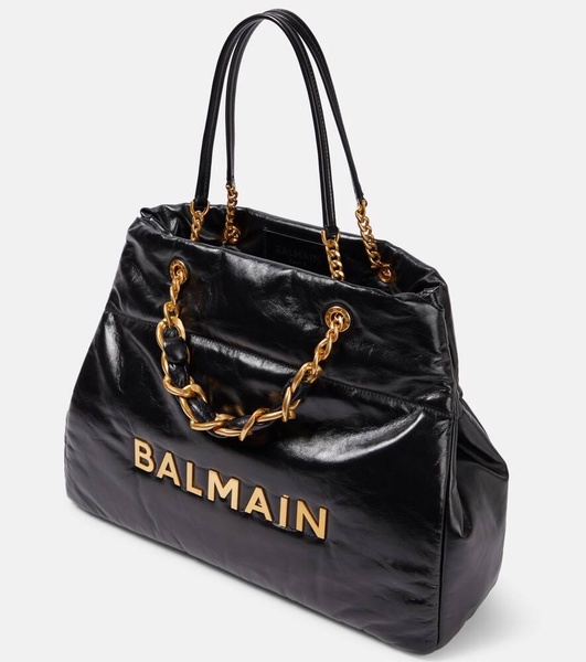1945 padded leather tote bag
