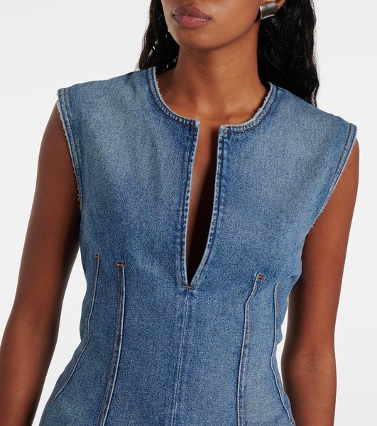 Denim minidress