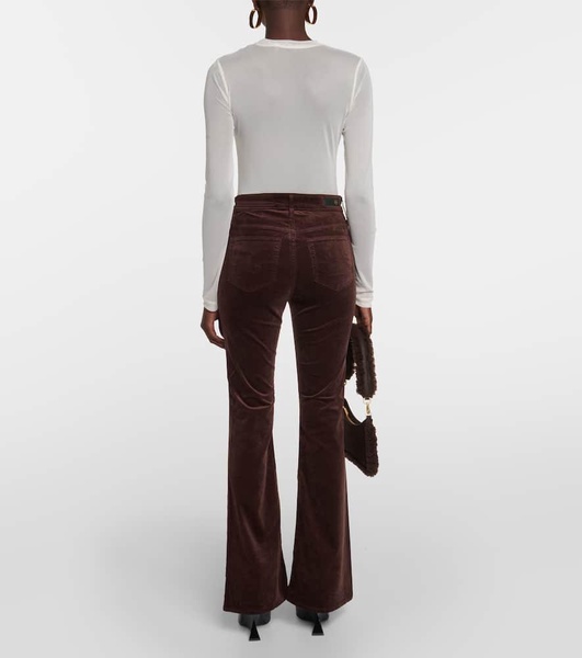 Farrah velvet flared pants