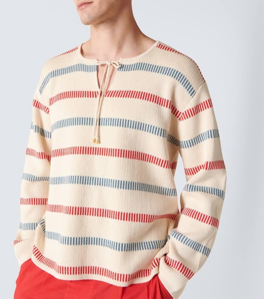 Bay Stripe cotton sweater