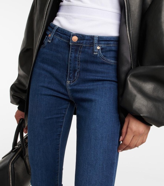 Mari high-rise slim jeans