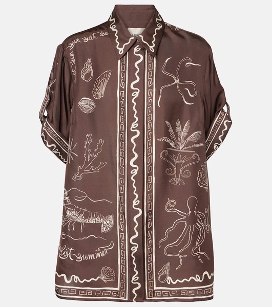 Sammy printed silk shirt