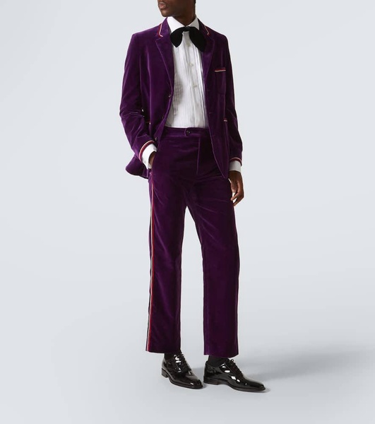 Showcase cotton velvet suit pants
