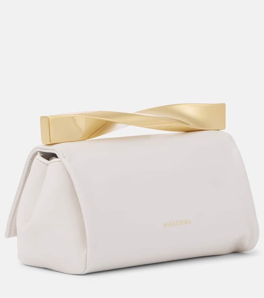 Twist Mini leather clutch