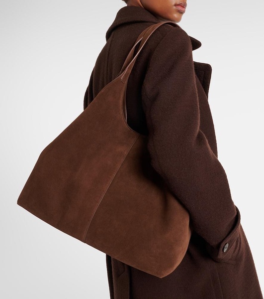 Cabas Supple XL suede tote bag