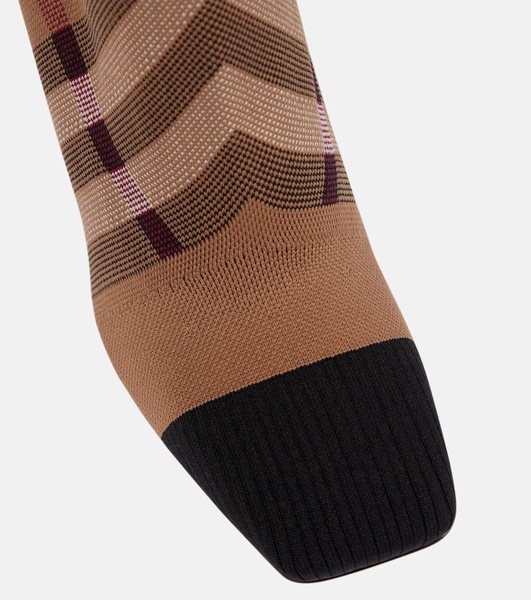 Vintage Check 105 sock boots