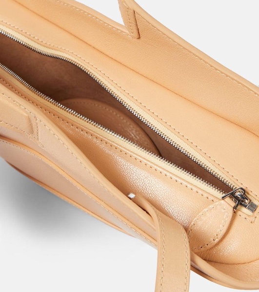 Khaima Small leather tote bag