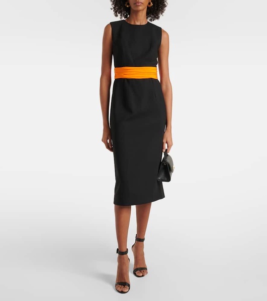 Wool cocktail dress