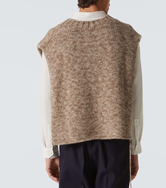 Wool and cotton vest