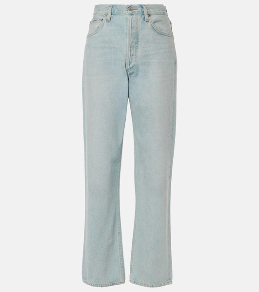 90's mid-rise straight jeans